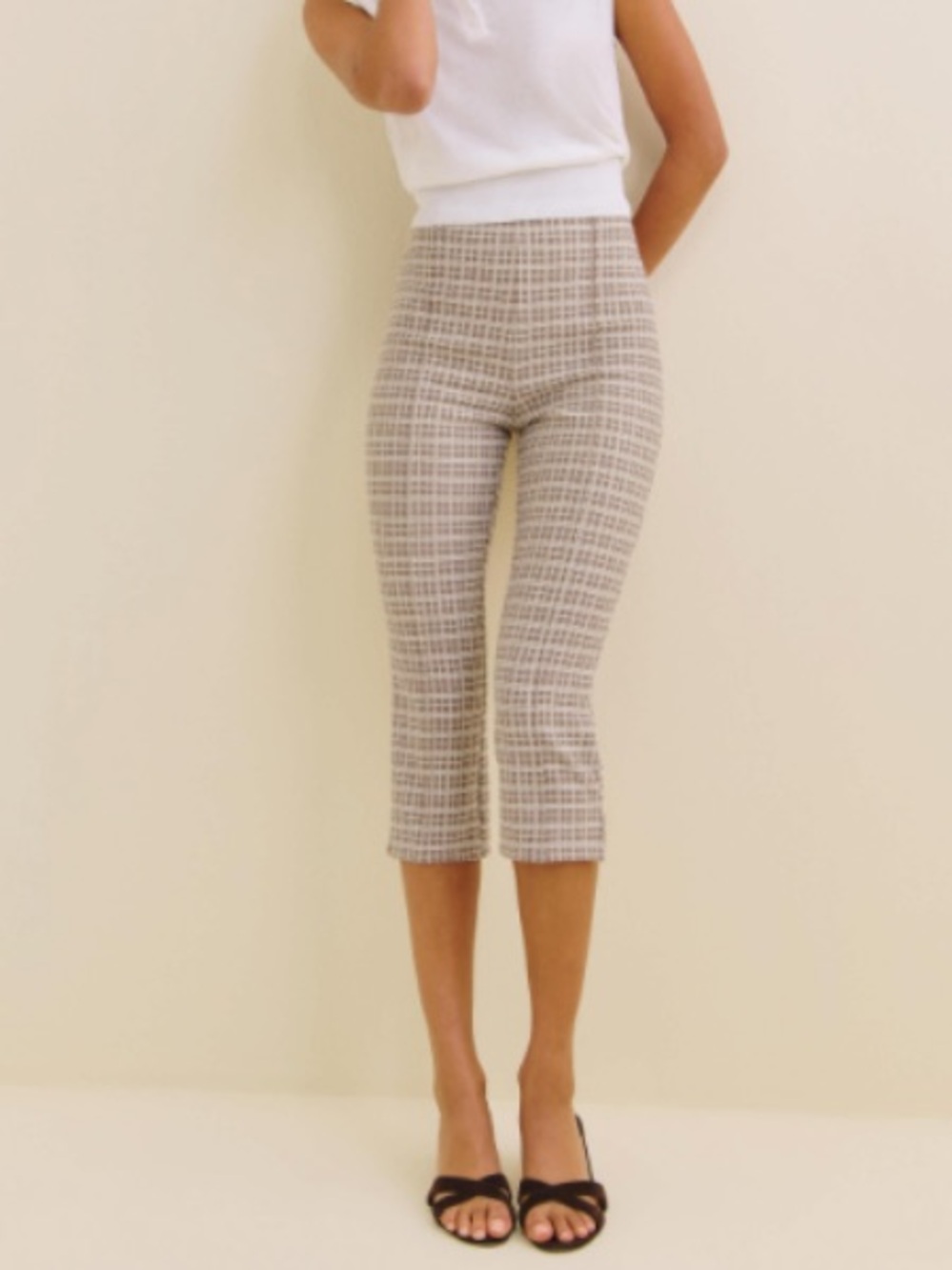 Reformation Gusta Knit Cropped Pants